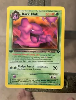 pokemon 1st edition dark muk mint condition - Image 1