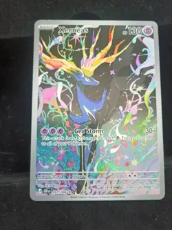 Pokemon TCG Xerneas Illustration Rare Full Art Holo HP130 091/086 Chaos Rising - Image 1