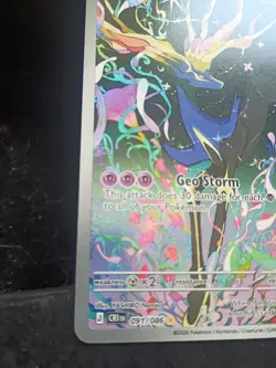 Pokemon TCG Xerneas Illustration Rare Full Art Holo HP130 091/086 Chaos Rising - Image 2