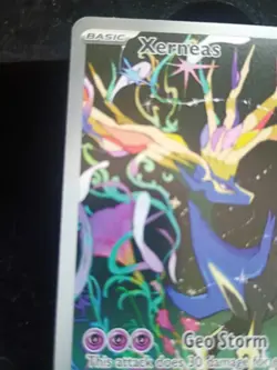 Pokemon TCG Xerneas Illustration Rare Full Art Holo HP130 091/086 Chaos Rising - Image 5