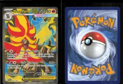 Mega Pyroar ex 099/086 Ultra Rare Chaos Rising Pokemon Holo Near Mint - Image 3