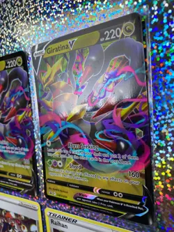 Pokemon TCG: Promo SWSH259 Giratina V (x2); Reverse Holo 152/203 Raihan (x2) - Image 3