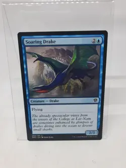 Soaring Drake MTG Magic Cards NM-M Dominaria United (DMU) COMMON - Image 1
