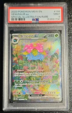 Pokemon TCG SV: Scarlet & Violet 151 Venusaur ex 198/165 PSA 9 Holo SIR EN - Image 1