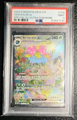 Pokemon TCG SV: Scarlet & Violet 151 Venusaur ex 198/165 PSA 9 Holo SIR EN - Image 4