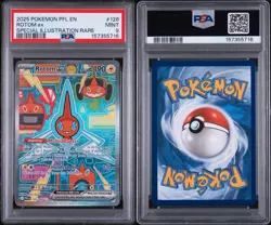 Pokemon 2025 Rotom ex 126/094 Full Art SIR Phantasmal Flames PSA 9 - Image 3