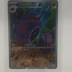 Pokemon Whirlipede 133/086 Sv: Black Bolt Holo Illustration Rare. - Image 1