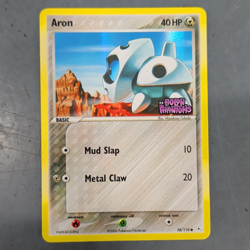 Nintendo Pokemon TCG Aron Holon Phantoms Stamped Rev Holo 58/110 EN 40HP - Image 1