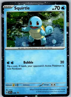 Squirtle (Cosmos Holo) 048 Scarlet & Violet Promo Pokemon Holo - Image 1