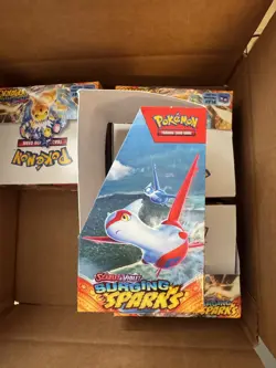 Pokemon 4x **EMPTY** Scarlet & Violet: Surging Sparks Booster Boxes - Image 3