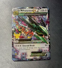 Pokemon TCG M Rayquaza EX 76/108 Celebrations Ultra Rare Full Art Holo JPN 220HP - Image 1