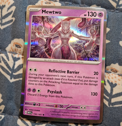 Mewtwo - Holo Rare - 150/165 Pokemon TCG Scarlet & Violet 151 NM - Image 1