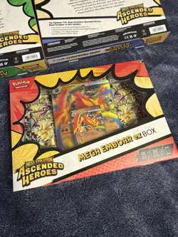 Pokemon Mega Evolution Ascended Heroes Ex Box Set of 3 Factory Sealed - Image 3