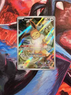Pokemon Eevee 173 Scarlet & Violet Black Star Promo Illustration Rare Near Mint - Image 1
