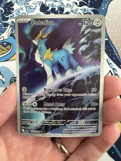 The Pokemon Company Cobalion 144/086 Sv: Black Bolt Illustration Rare Holo - Image 1
