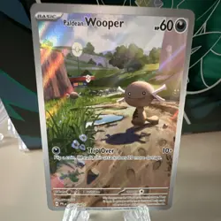 The Pokemon Company Paldean Wooper 102/094 ME02 Illus Rare Holo EN HP60 Basic - Image 1