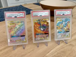 2019 Pokemon Sun & Moon Moltres/Zapdos/Articuno GX #44, #66, #69 Trio PSA 10 - Image 2