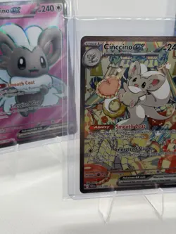 Pokemon Cinccino ex 119/086 Full Evolution Mega Evolution Chaos Rising SIR NM/M - Image 2