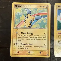 Pokemon Minun And Plusle Lot LP Condition 1 holo 4 Regular Set - Image 4