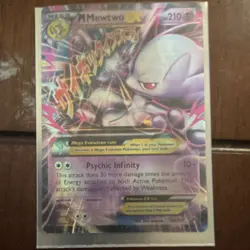 Pokemon TCG M Mewtwo EX 64/162 Breakthrough Holo Ultra Rare English 210 HP - Image 1
