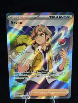 Arven 235/198 Scarlet & Violet Ultra Rare Full Art Holo EN Pokemon TCG - Image 1