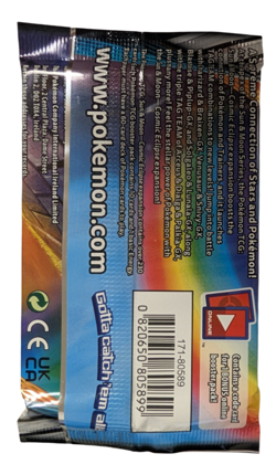 Pokemon TCG Sun & Moon Cosmic Eclipse Booster Pack Togepi Cleffa & Igglybuff Art - Image 2