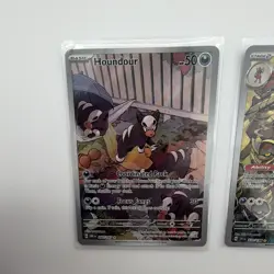 Pokemon TCG Illustration Rare Lot x4 — Houndour, Kingambi, Varoom, Cyclizar - Image 2
