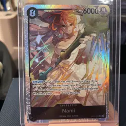 Nami OP15-086 SR Adventure on Kami's Island Foil One Piece English - Image 1