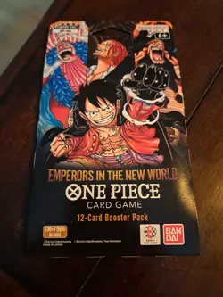 One Piece OP-09 EMPERORS IN THE NEW WORLD English Sleeved Booster Pack - Image 1