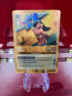 Lorcana - Lilo: Escape Artist 25/P2 Promo Gold Foil - Lilo & Stitch Gift Box Set - Image 1