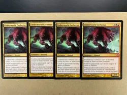 MTG 4x Underworld Cerberus # 208 Theros Modern Magic the Gathering x4 NM - Image 1