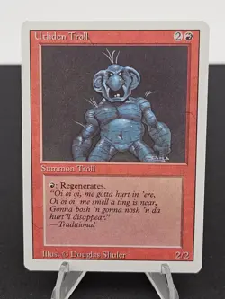 MTG Magic the Gathering Uthden Troll Revised Edition - Image 1