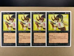 MTG 4x Fallen Angel Chronicles OLD SCHOOL Legacy Magic the Gathering x4 NM - Image 1