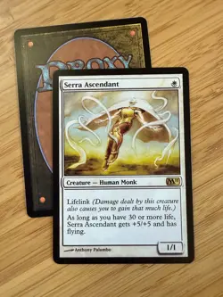 Serra Ascendant MTG sticker playtest cEDH m11 - Image 1