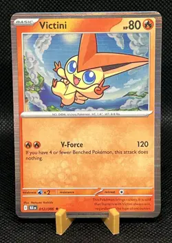 Victini 012/86 - Holo Rare - SV: Black Bolt - Pokemon TCG - NM+ - Image 1