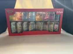 Pokemon TCG: Scarlet & Violet Prismatic Evolutions 8 Pack Mini Tin Set (Costco) - Image 1