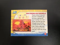 2000 TOPPS Pokemon Movie Pikachu's Vacation #59 New Friends and Farewells Holo - Image 2