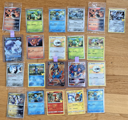 Mostly German Pokemon TCG Lot of 21 Cards Great for Beginning Your Collection - Image 1