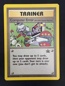 Pokemon Vintage Promo COMPUTER ERROR WoTC #16 Tcg - Image 1