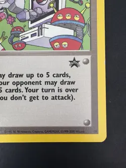 Pokemon Vintage Promo COMPUTER ERROR WoTC #16 Tcg - Image 4