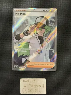 Pokemon Black Bolt - N’s Plan - 163/086 - Full Art Trainer - M/NM - Image 1
