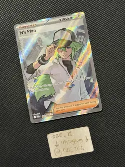 Pokemon Black Bolt - N’s Plan - 163/086 - Full Art Trainer - M/NM - Image 3