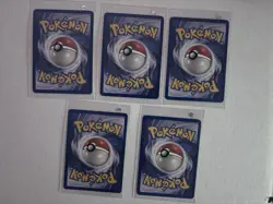 Team Rocket Returns Pokemon TCG 5-Card Lot Dark Weezing Pupitar Arbok 2004 - Image 2
