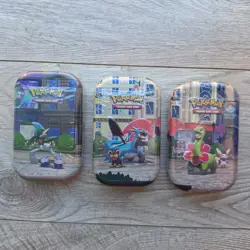 3 x Pokemon TCG: Lumiose City Mini Tins - New and Sealed - 🚀 - Image 1