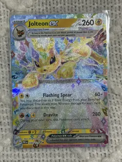 Jolteon ex 030/131 Prismatic Evolutions Pokemon TCG Holo Double Rare NM - Image 1