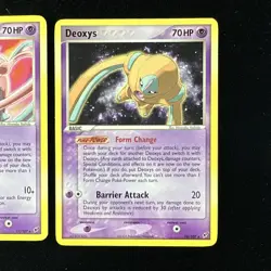 Pokemon TCG EX Deoxys Deoxys 17/107 & 18/107 Lot 2 2005 Form Change - Image 3