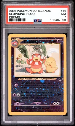 Slowking 2001 Pokemon Southern Islands Promo PSA 7 #14 - Image 1