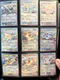 Pokemon TCG Eeveelutions ex 9-Card NM, *STAMPED SET Prismatic Evolutions English - Image 1
