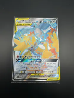 Pokemon TCG Moltres & Zapdos & Articuno GX 66/68 Hidden Fates Full Art Holo - Image 3