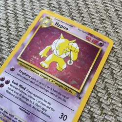 Hypno Holo Unlimited Fossil 8/62 Pokemon NM - Image 3